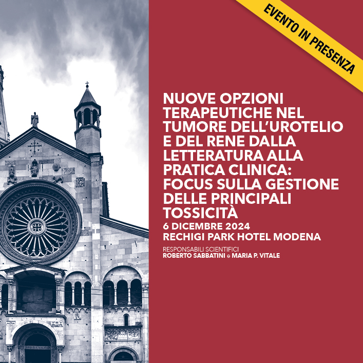 NUOVE OPZIONI TERAPEUTICHE NEL TUMORE DELL’UROTELIO E DEL RENE DALLA LETTERATURA ALLA PRATICA CLINICA: FOCUS SULLA GESTIONE DELLE PRINCIPALI TOSSICITÀ