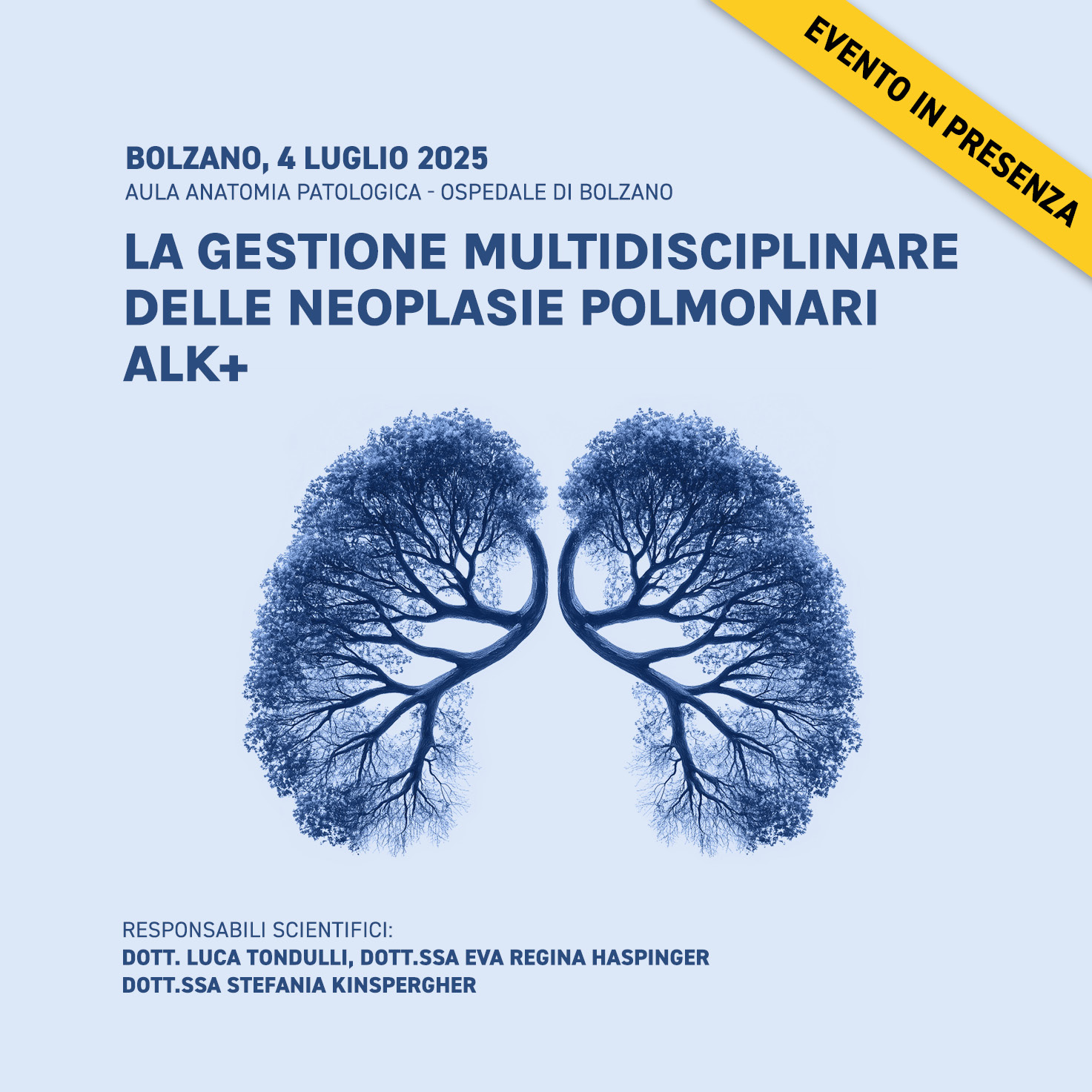 LA GESTIONE MULTIDISCIPLINARE DELLE NEOPLASIE POLMONARI ALK+