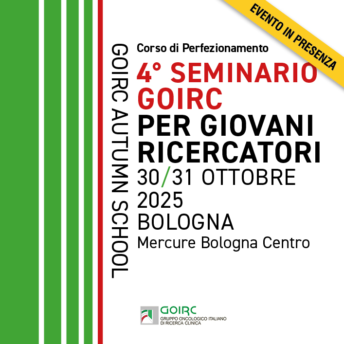 IV Seminario GOIRC per Giovani Ricercatori  “GOIRC Autumn School”