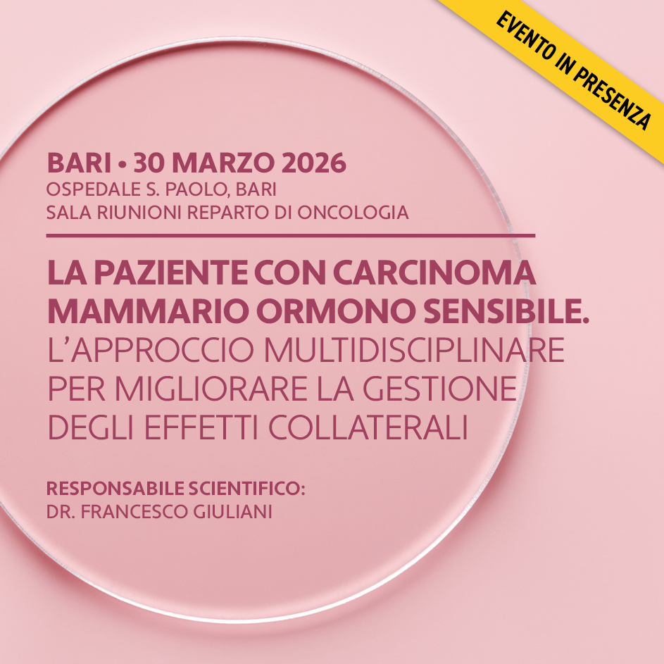 La paziente con carcinoma mammario ormono sensibile.  L’approccio multidisciplinare per migliorare la gestione degli effetti collaterali