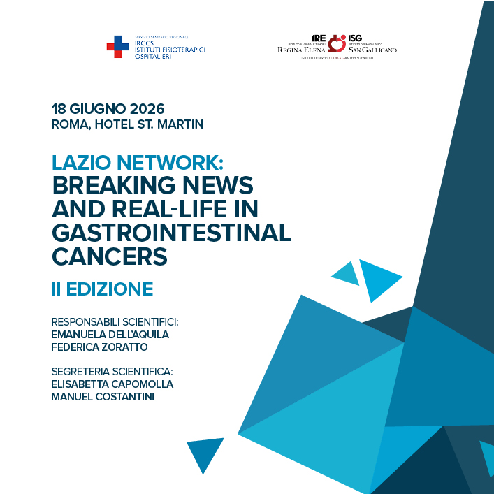 Lazio network: breaking news and real-life in gastrointestinal cancers II edizione