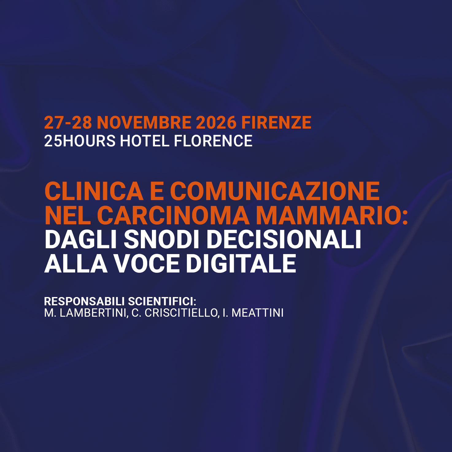 Clinica e comunicazione nel carcinoma mammario:  dagli snodi decisionali alla voce digitale